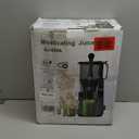 Cold Press Juicer, 5.8" Wide Feed Chute Juice Extractor Machine with 400W, High Juice Yield, Slow Masticating Juicer for Whole Vegetables & Fruits, Dark Grey