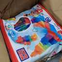 Mega Bloks First Builders Toddler Blocks Toys Set, Big Building Bag with 80 Pieces and Storage, Ages 1+ Years