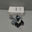 RAMATA Ignition Switch Lock Cylinder with 2 Non-Transponder Keys, Door & Trunk Lock Cylinder Kit Compatible with 2003 2004 2005 2006 2007 2008 Toyota Corolla Matrix Replace # 69057-02130, 69057 02130