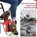 2001 Pieces Stitch Tagging Gun Kit for Clothing Standard Retail Price Tag Attacher Gun Kit with 2000pcs Bars Fasteners Clothes Garment Tag Attachment for Shops Retailers Warehouse Sale(Red, Black)