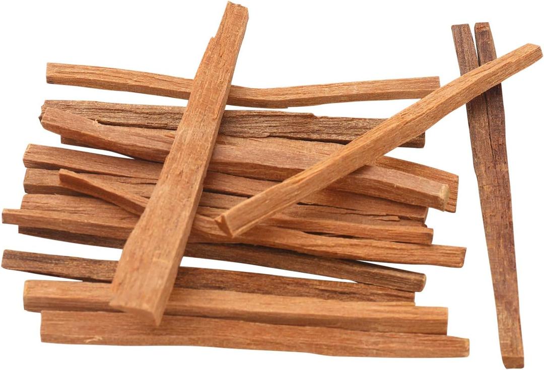 Sandalwood Stick Palo Santo 20 Holy Sticks,Wild Harvested High Resin Smudging Sticks,Perfect Smudge Stick for Mediation Yoga or Prayer (4 Inches)