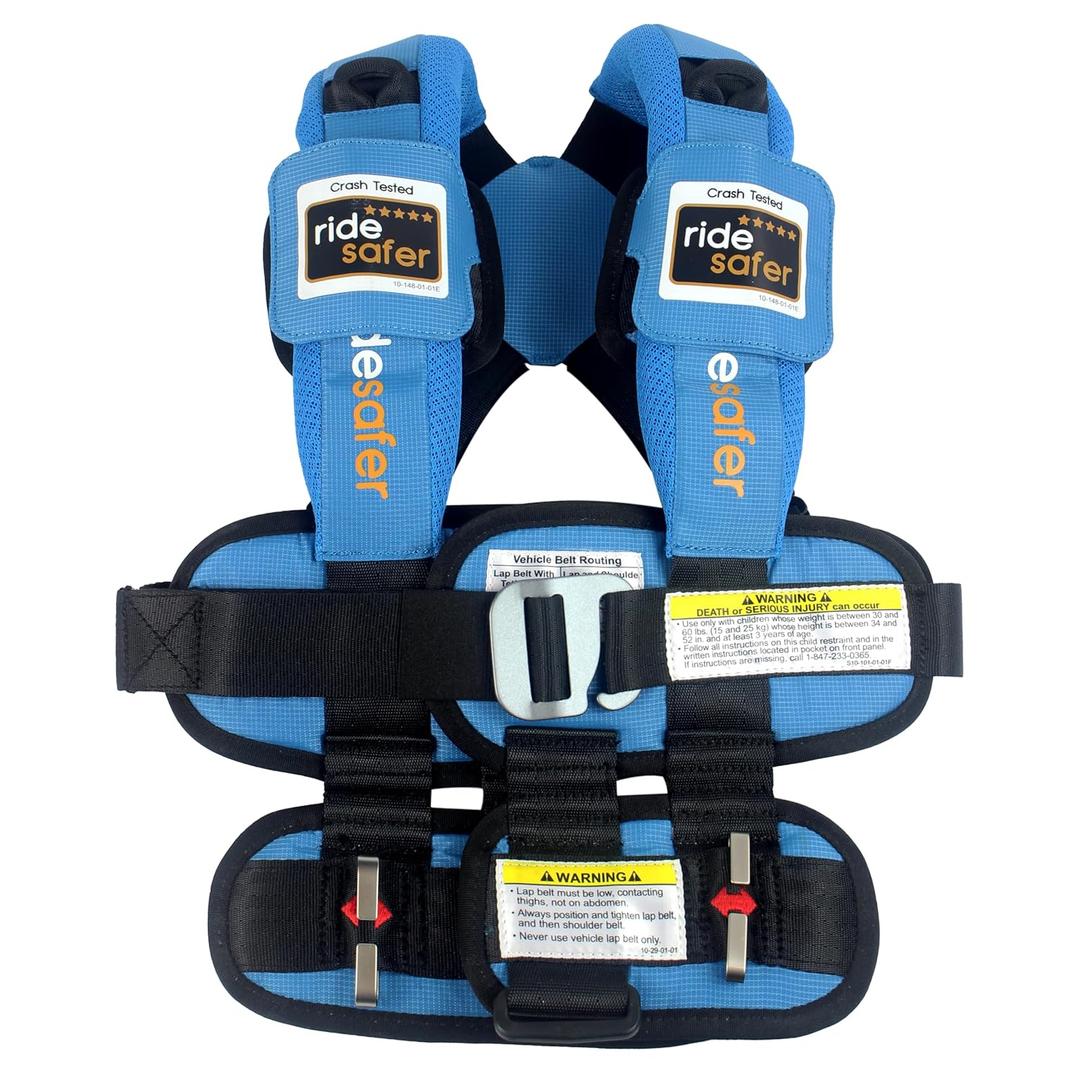 Small Blue, Lightweight, Compact, Portable Car Seat - Perfect for Travel and Everyday Child Safety (Small (Pack of 1), Blue)