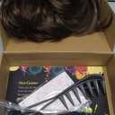 Mullet Wigs for Men,Joe Dirt,Emo Wig 80s Costumes Fancy Party Accessory Cosplay Wig Halloween Man x (Brown)