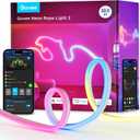 Govee RGBIC Neon Lights, LED Smart Neon Rope Light 2 Works with Matter, Alexa, Google Assistant, Custom DIY Neon Strip Lights for Bedroom and Holiday Decor, Softer Material, 32.8ft, White