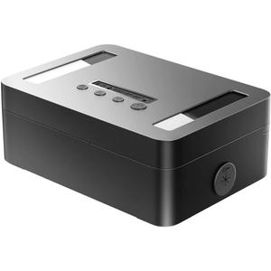 Timed Lock Box for Mobile Phones, Self-Controlled Safety Locker with Timer, Easy Install Metal Lock Container for Digital Detox and Secure Storage