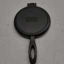 7 Inch Round Cast Iron Waffle Iron Easy Clean Two Piece Hinged Non Electric Waffle Maker For Commercial Breakfast Kitchens