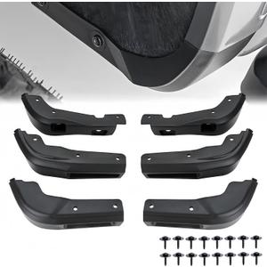 Mud Flap Delete Fits for 2019-2025 GMC Sierra 1500 2WD/4WD | Front and Rear Mud Flap for GMC Sierra 1500 Accessories 2019-2025 & Classic With 3D Instructions and 16*Screw