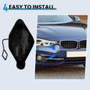 Front Bumper Tow Hook Cover for BMW 3 Series F30 F31 LCI Sedan 320i 325d 328i 330d 2016 2017 2018 Right Passenger Side Towing Eye Cap 51117396837 (Black)