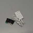 Gonine 24V 1A Power Supply Adapter White, 100-240V AC to DC Converter, 5 Plug Tips for LED Strip Lights (Not Battery Charger)