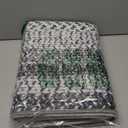 RUGSREAL 2x6 Boho Runner Rug Braided Print Hallway Area Rug Machine Washable Throw Floor Cover Non Slip Moroccan Runner Carpet for Kitchen Farmhouse Rustic Carpet for Living Room Bedroom, Brown