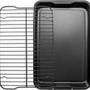 Foodi Non-Stick Bakeware Set, Repalcement for Ninja Foodi NeverStick Cookware with 19'' x 12'' Baking Sheet & Cooling Rack, Food Grade - No PFOA, Oven Safe up to 500⁰F, Dishwasher Safe