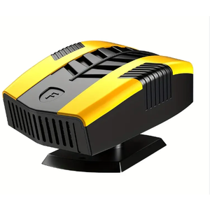 Car Heater, 12V Portable Heater for Car Fast Heating Defogging & Defrosting, 2-In-1 Heating & Natural Wind Car Defroster, 360° Rotary Portable Car Heater with Automatic Power-off Protection