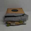 Blissful Diary Baby Play Gym & Activity Mat, Oversize Leaf Shaped Baby Play Mat w 6 Detachable Toys, Tummy Time Mat Promote Motor Skills & Sensory Development Mat, Newborn Infant Baby Essentials Gift