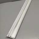 LazBlinds No Drill Cordless Zebra Blinds, 26" W x 48" H, White