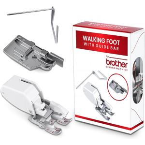 Walking Foot for Brother, Singer, Janome & All Low Shank Sewing Machines | Universal Fit Presser Foot Kit for Quilting, Bag Making, Home Decor (size-006)