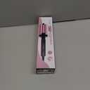 Farery Mini 3 Barrel Hair Waver - Portable Beach Wave Curling Iron for Short Hair, 1/2 Inch Ceramic Crimper with 3 Temp Settings & 30s Fast Heating, Dual Voltage Travel Hair Waver for Women, Pink