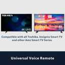 Replacement Voice Remote for Amazon Firestick Remote, Fire Smart TV Stick (2nd Gen/3rd Gen/Lite/4K Max/Cube) (Red)