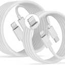USB C to Lightning Cable 2Pack 6FT+10FT, [Apple MFi Certified] iPhone Fast Charging Cable, Power Delivery Type C Charging Cord for iPhone 14 13 12 11 Pro Max/XS/Max/XR/8/7/6 Plus SE, iPad Air/Pro