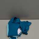 Girl Swimsuit One Piece Bathing Suit for Girls Solid Color Ruched Adjustable Straps Padded Swimwear 9-16y (9-10 Years, Light Green)