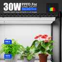 Barrina CX5Z Indoor Greenhouse with Grow Light, 6PCS 30W per Light Full Spectrum T8 Plant Lights, 4-Tier Portable Metal Plant Stand Tent and Thermometer for Seed Starting, 35.4x13.8x59IN