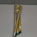 Shower Curtain Rod, 1" Diameter Heavy Duty Tension Shower Rod, Non Slip Adjustable 28-74 inch No Drilling Shower Curtain Rods Spring Tension For Bathroom, Shower Stall, No Rust, Chrome Gold