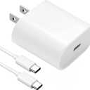 20W USB C Fast Charger for iPad Pro 13/12.9/11 inch, iPad Air 13/11 inch 6/5/4th Generation, iPad 10th Generation, iPad mini 6, Fast Charger Block with 6.6ft USB C to C Charging Cable (White)