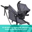 Baby Trend Journey Jogger Travel System, Stellar Grey, Manufactured in 04/14/2025