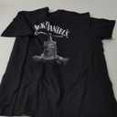 Jack Daniel's Line Art Bottle T-Shirt (Large, Black)