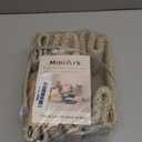 MiniArk Small Storage Baskets for Organizing | Closet Organizer Bins | Shelf Toy Basket | Woven Rope Baskets | Cube Decorative Box | Shallow Basket | 11.5x7.5x4.7 | 3 Packs Mixed Brown (Natural)