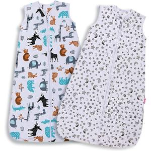 Lictin Baby Sleep Sack 0.5 Tog - 2 Pack Toddler Sleeping Sack 18-36 Months, Summer Baby Sleeping Bag, Sleeveless Baby Wearable Blanket with Adjustable Length and 2-Way Zipper