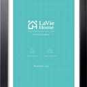 LaVie Home 13x19 Picture Frame Black Poster Frame, Display Pictures 11x17 with Mat or 13x19 Without Mat, Stable and Sturdy Frame and Polished Plexiglass, Horizontal and Vertical Format of The Walls