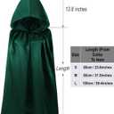 KNELOR Kids Hooded Cloak Robe Halloween Cosutme Cape Fancy Halloween Cosplay Costumes 3 to 16 Years