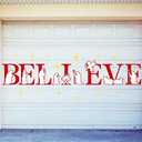 Yinder 22 Pcs Christmas Garage Door Decorations Believe Nativity Magnet Set Nativity Scene Garage Door Decor Christmas Magnets for Xmas Party Refrigerator Supplies