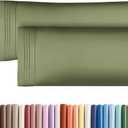 Body Pillowcases Set of 2-20x54 Long Body Pillow Case - Soft Body Pillow Cover for Sleeping & Side Sleepers - Comfy, Breathable & Wrinkle Free - Machine Washable w/Envelope Enclosure (Sage Green)