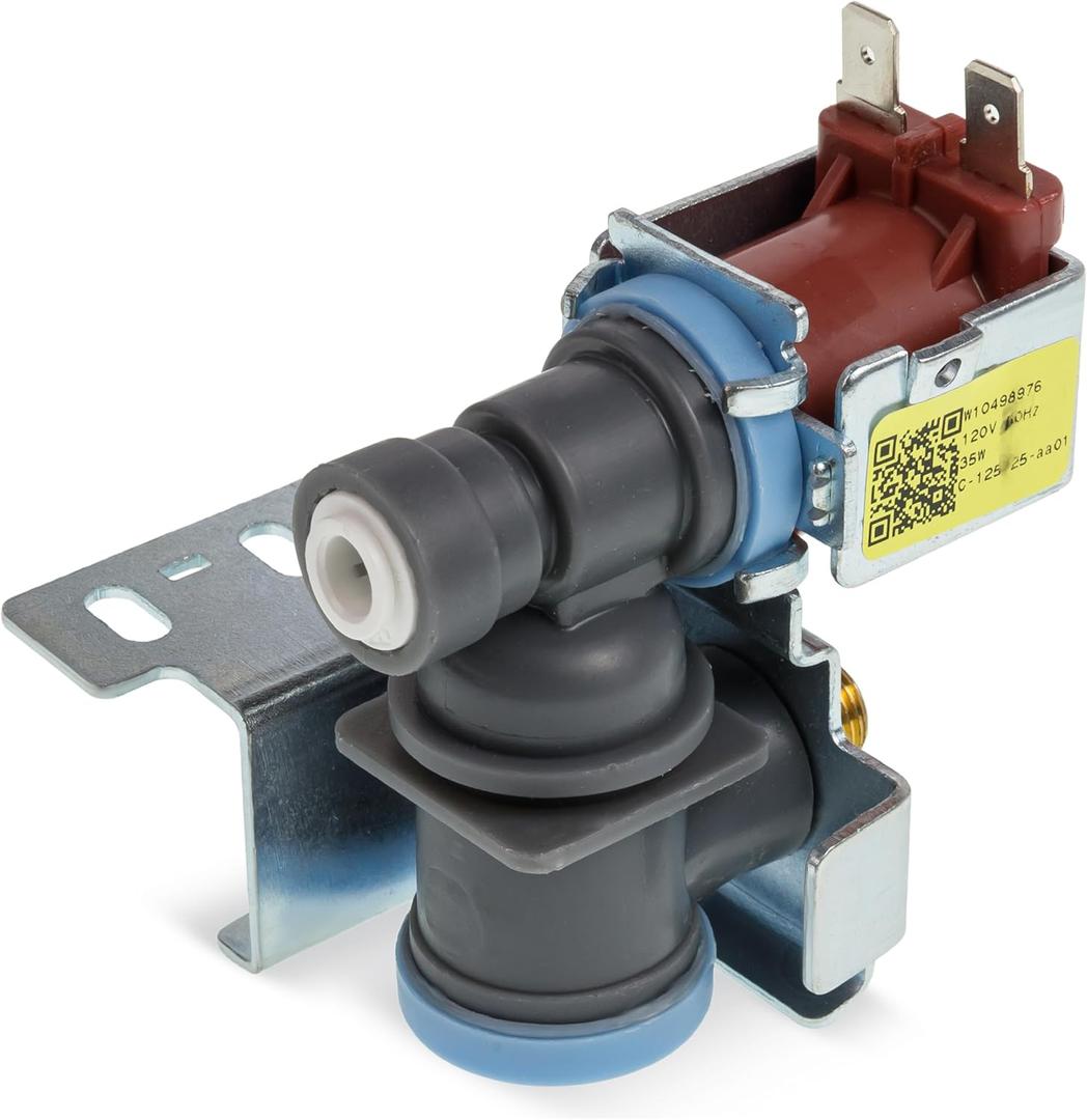 WPW10498976 W10498976 Refrigerator Ice Maker Water Inlet Valve by BlueStars - Compatible with Maytag Whirlpool Kenmore Refrigerator - Replace 2315508 WPW10498976 W10420082 W10498974 K-78186 PS11755667