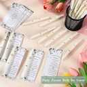 Tenceur 30 Set Baby Shower Pens Greenery Baby Shower Favor for Guest Sage Ballpoint Pens with Woodland Thank You Cards Gender Reveal Party Favor for Girl Boy Party Souvenirs Prizes