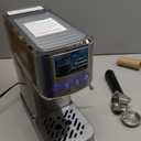 XIXUBX Espresso Machine 20 Bar with Milk Frother, Stainless Steel Coffee Maker with 42 oz Removable Water Tank for Cappuccino, Latte&Cold Brew, Home&Office, Silver