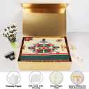 UoeRing 1 Extra Large Gold Gift Box 20x16x7 inch Luxury Gift Box for Presents with Magnetic Closure Lid Collapsible,Birthday,Christmas,Contains Card, Ribbon,Tissue Paper,Shredded Paper Filler