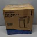 COWSAR Ice Maker Countertop, Portable Ice Machine with Self-Cleaning, 26 lbs/24Hrs, 8 Cubes in 6 Mins, Quiet Compact Commercial Ice Maker for Kitchen, RV, Camping (Black)