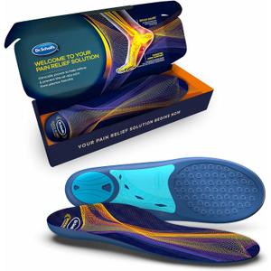 Dr. Scholls Plantar Fasciitis Pain Relief Orthotic Insoles, Immediately Relieves Pain: Heel, Spurs, Arch Support, Distributes Foot Pressure, 1 Pair (Men's 8.5-9 / Women's 9.5-10)