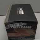 Compact Roti Maker, 8'' Electric Tortilla Maker Machine, Maquina Para Hacer Tortillas, Crepe Maker,Electric Tortilla Press, Prensa Para Tortillas, Recipe Included, Black