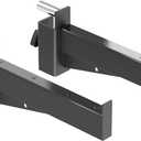 Synergee Safety Arms for Power and Squat Racks. Barbell Spotter Arms Compatible with 2x2, 2x3, and 3x3 Racks. Heavy-Duty Lifting Support for Squats, Bench Press, and Strength Training