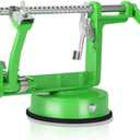 Apple Peeler Corer,Apple Slicer With Stainless Steel Blades,Fruit Cutter Machine, Convenient and Funny, Creative Kitchen Tool Gift for Baking LoverGreen