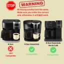 Replacement 12-Cup Coffee Pot Carafe for Keurig K-Duo Essentials & K-Duo Essentials Hot & Cold Brewer Models (K-Duo ESSENTIALS)