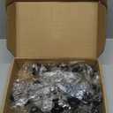 Ravinte 30 Pack Kitchen Cabinet Knobs and Pulls - Matte Black Zinc Drawer Handles for Dresser Drawers