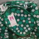 ROYALFAIR Pickleball Bag, Pickleball Tote Bag high-capacity Adjustable Shoulder Strap for Pickleball Paddle Shoulder Bag, Pickleball Bag for Women Men (Green white)