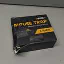 6 Pack Mouse Traps Indoor for Home,Mice Traps for House,Reusable Mouse Trap That Work,Small Mice Catchers for Home Indoor, Quick Set Mousetraps Effective