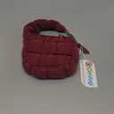 Mini Quilted Wristlet Bag for Women, Puffer Handbags, Evening Bags, Charm Lipstick Bag, Cute bag Charm for Gift (Watermelon Red)