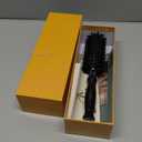 Belula 100% Soft Boar Bristle Round Brush for Blow Drying Set. Round Hair Brush With Large 2.4 Wooden Barrel. Hairbrush Ideal to Add Volume and Body. Free 3 x Hair Clips & Travel Bag