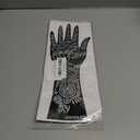 Henna Tattoo Stencil Kit, 12 Sheets Temporary Tattoo Templates for Hand,Large Indian Temporary Tattoo Stickers